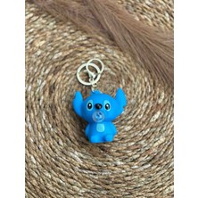 Black Rose Sevimli Baloncuk Üfleyen Figür Anahtarlık – Mavi Karakter