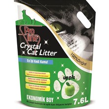 Proline Elma Aromalı Kristal Kedi Kumu 2x7,6 Lt
