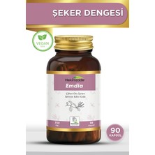 Hekimzade Emdia 90 Kapsül 750mg - Glukoz Dengesi Destekleyen Çıban Otu İçeren Takviye Edici Gıda