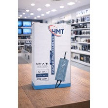 UMD 12V 16.7A Dış Mekan Adaptörü | Yağmur Korumalı Güç Kaynağı | LED ve Kamera Uyumlu