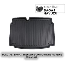 Elorcar Volkswagen Polo (Alt Bagaj) Trendlıne-Comfortlıne-Hıghlıne 2010 - 2017 3D Bagaj Havuzu