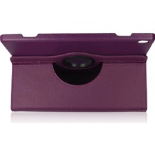 Kafkas Store I-Tdr Lenovo M10 X505F Kılıf 360 Tablet Deri Kılıf - Mürdüm