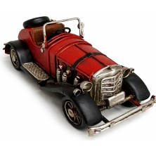 Hediyemio Dekoratif Metal Araba Modeli – Retro Nostaljik El Yapımı Masa & Raf Dekoru