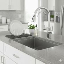 Uzman Armatür Crom Mutfak Bataryası Spiralli Arıtmalı Musluk Su Tazzik ve Basınç Ayarlı Uzayan Sistem Arıtmalı