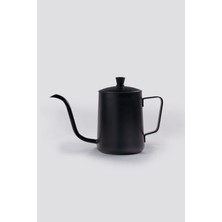 PremiumPort Mini Barista Kettle, Siyah, 600 ml - Şık ve Pratik Kahve Hazırlama Aracı