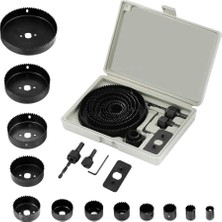 Kafkas Store I-Tdr 16 Parça Panç Seti Ağaç Kesme Testere Matkap Ucu Takımı Alçıpan Tavan Kesme