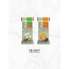 Zbarz Guarana Yulaflı Bar Elma & Portakal | Yüksek Lifli Atıştırmalık 12 Adet