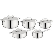 Berghoff Home Belly 10LU Tencere Seti Stellar Çelik