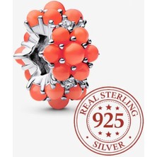 Poseidons Jewellery S925 Mercan Renkli Okyanus Charm