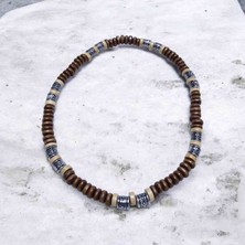 Lal Dizayn Boncuk Kolye - El Yapımı - Bohem Kadın Aksesuar