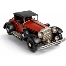 Hediyemio Dekoratif Metal Classic Araba Modeli – Retro Nostaljik Masa & Raf Dekoru