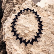 Lal Dizayn Örgü Kolye - El Yapımı - Bohem Kadın Aksesuar