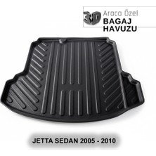 Elorcar Volkswagen Jetta Sedan 2005 - 2010 3D Bagaj Havuzu