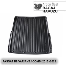 Elorcar Volkswagen Passat B8 Varıant / Combı 2015 - Sonrası 3D Bagaj Havuzu
