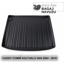 Elorcar Volkswagen Caddy Combi Koltuklu Van 2004 - 2010 3D Bagaj Havuzu