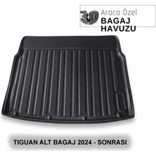 Elorcar Volkswagen Tıguan Alt Bagaj 2024 - Sonrası 3D Bagaj Havuzu