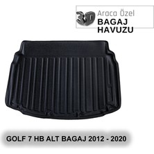 Elorcar Volkswagen Golf 7 Hb Alt Bagaj 2012 - 2020 3D Bagaj Havuzu