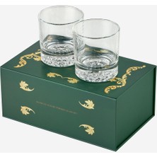 UltraMint Şeffaf Cam Viski Bardağı Seti, Zarif ve Şık Tasarım, Havalı Içim Keyfi