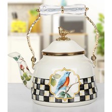 PremiumPort Bird Deluxe Paradis Deluxe Kettle Çay Demliği ve Su Isıtıcı Seti