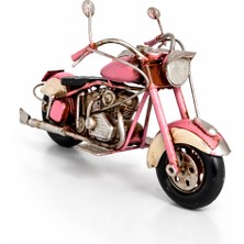 Hediyemio Dekoratif Metal Motosiklet Modeli – Retro Nostaljik Masa & Raf Dekoru