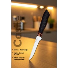 Castle Sıyırma Fileto Mutfak Şef Bıçak Et Ekmek Sebze Salata Şef Bıçağı Lzg-15