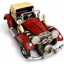 Hediyemio Dekoratif Metal Coupe Araba – Retro Nostaljik Klasik Araba Masa & Raf Dekoru