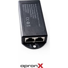 Apronx NVD-2202 10/100/1000 1 In 2 100M Gigabit Poe Repeater Extender