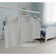 Gmn Collection Erkek Çocuk 3'lü Beyaz Atlet