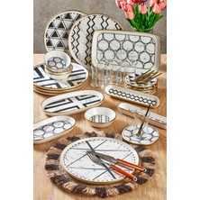 UltraMint Şık 35 Parça Gold Fileli Kahvaltı Seti, Zarif ve Kullanışlı Tasarım