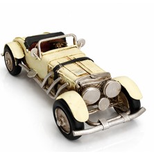 Hediyemio Dekoratif Metal Araba Modeli – Retro Nostaljik Klasik Araba Masa & Raf Dekoru
