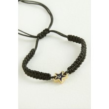 Nacario Yıldız Makrome Ip Bileklik