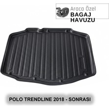Elorcar Volkswagen Polo Trendlıne 2018 - Sonrası 3D Bagaj Havuzu