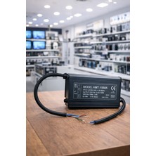 UMD 12V 12.5A Dış Mekan Adaptörü | Yağmur Korumalı Güç Kaynağı | LED ve Kamera Uyumlu