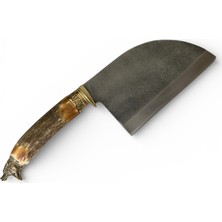 Orknıves N690 Çelik Almazan Kamp Bıçağı (Deri Kılıflı)