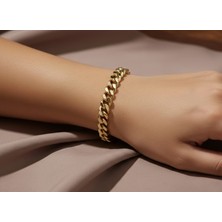 Zarene Silver Xuping Klasik Zincir Bileklik 14K Gold