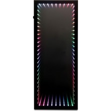 Quadro QT100 Titan USB 3.2 Rgb Atx Mid Tower Siyah Kasa