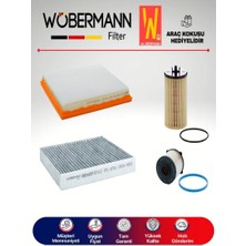 Wöbermann Opel Astra J 1.6 Cdti Filtre Bakım Seti 2014-2017 4K