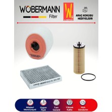 Wöbermann Opel Astra K 1.6 Cdti Filtre Bakım Seti 2015-2018 3k