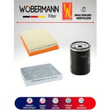 Wöbermann Opel Zafira A 1.6 Filtre Bakım Seti 2000-2005 3k