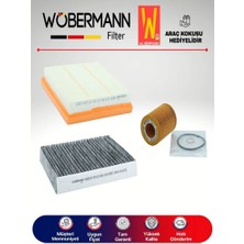 Wöbermann Bmw 1.18I F20/F21 Filtre Bakım Seti 2012-2015 3lü Karbonlu