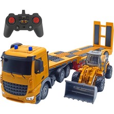 Canem Can-Em HT079 Şarjlı Uzaktan Kumandalı Işıklı Transporter Tır 1:24 | Rc Full Fonksiyon Kamyon – 3+ Yaş