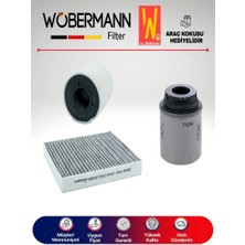 Wöbermann Skoda Rapid 1.2 Tsı Filtre Bakım Seti 2012-2018 Cbz 3lü Karbonlu