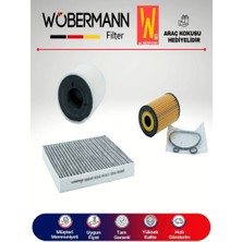 Wöbermann Skoda Rapid 1.6 Tdı Filtre Bakım Seti 2013-2015 3lü Karbonlu