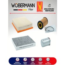 Wöbermann Skoda Rapid 1.6 Tdı Filtre Bakım Seti 2016-2018 Cxm 4lü Karbonlu