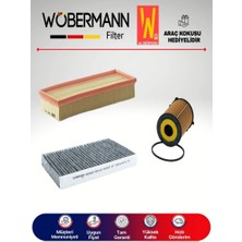 Wöbermann Citroen C3 1.4 Hdı Filtre Bakım Seti 2002-2009 3lü Karbonlu