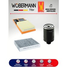 Wöbermann Skoda Fabia 1.4 Filtre Bakım Seti 2008-2014 Cgg 3k