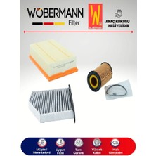 Wöbermann Skoda Superb 1.6 2.0 Tdı Filtre Bakım Seti 2015-2019 3lü Karbonlu