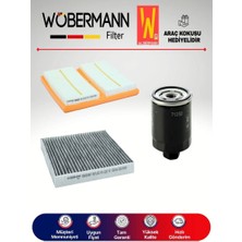 Wöbermann Skoda Octavia 1.0 Tsi Filtre Bakım Seti 2015-2019 3k
