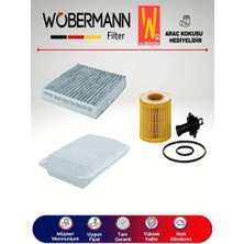 Wöbermann Toyota Auris 1.6 Filtre Bakım Seti 2008-2018 3lü Karbonlu