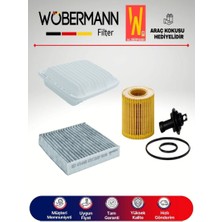 Wöbermann Toyota Verso 1.6 Filtre Bakım Seti 2009-2016 3lü Karbonlu
